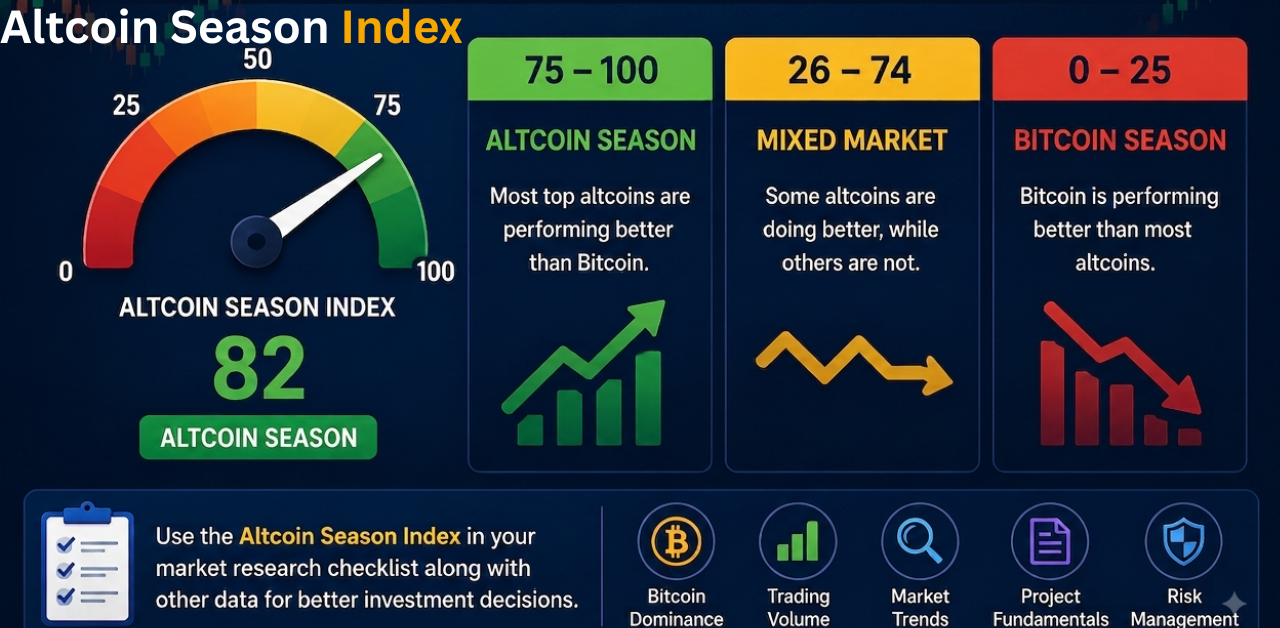 Altcoin Season Index: Best Beginner’s Guide For Crypto Investors 2026